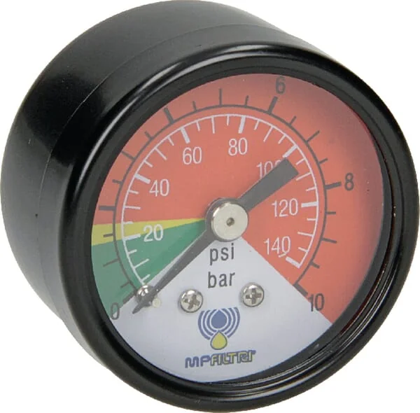 MP Filtri - MP9VRP01 - Visual Manometer Rear 1.4 Bar MPF/MPT/MPFX/MPTX/MPS