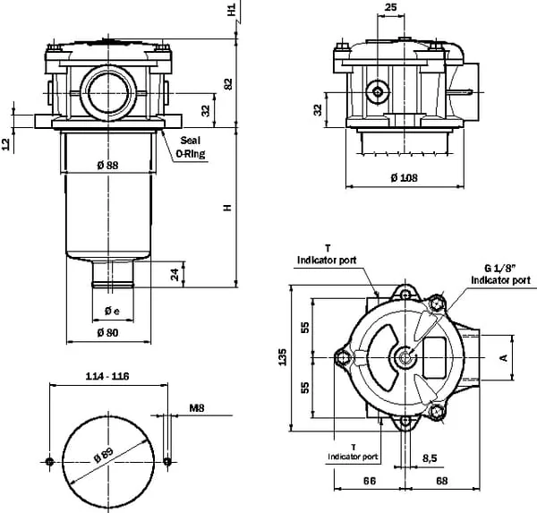 MP Filtri - MPF91004 - Filter Housing 1