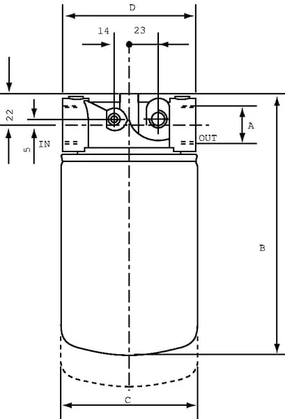 MP Filtri - MPS100RP10 - Return Filter 1 1/4 BSP