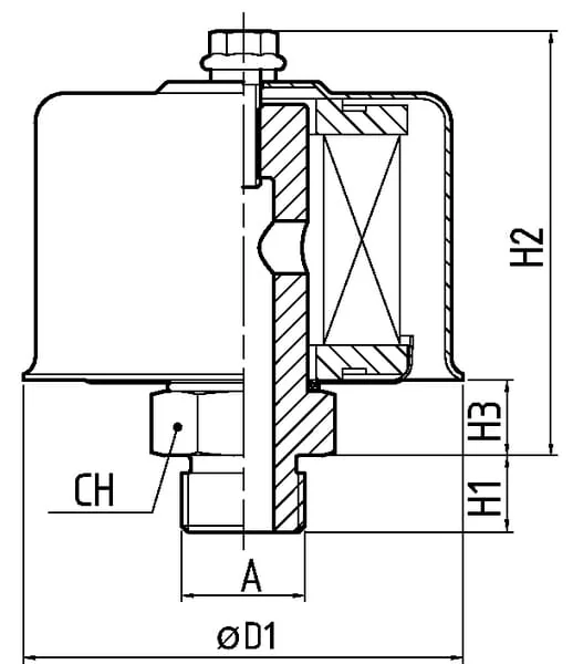 MP Filtri - SA036G1L10A - Ventilation Filter 1/4" 10 µm