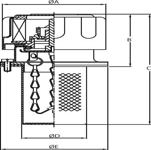 MP Filtri - TA80D10A003P01 - Oil Filler Cap 10 µm Welding F