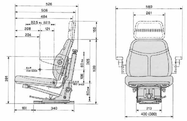MT Cobo - SC74111Z - Seat MT Cobo