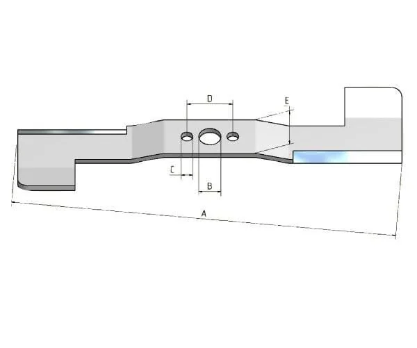 MTD - 7420642A - Lama 22 56 cm