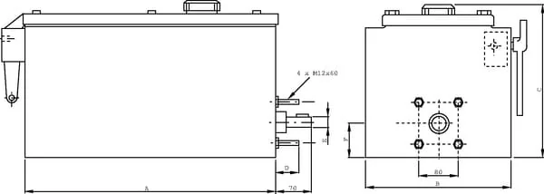 MTH - PH70045 - Piston Pump With Tank 45l.