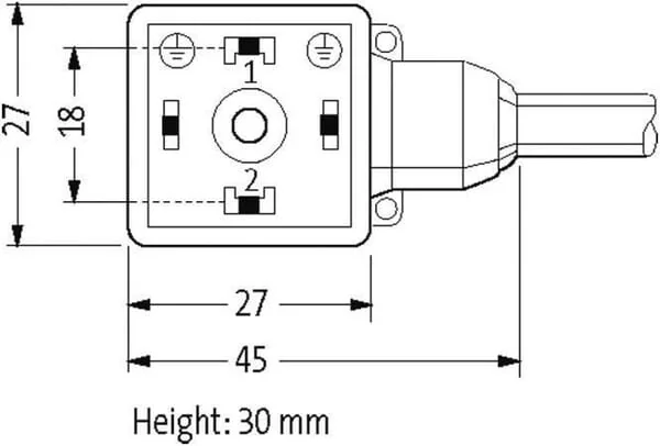 MURR ELEKTRONIK - 18021MSUDA6261000 - Plug 18mm 10m Cable, PUR/PVC