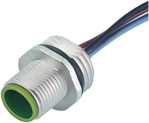 MURR ELEKTRONIK - 7000135019710020 - Male Flange Plug M12, 4 Pole