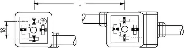 MURR ELEKTRONIK - SP8881500220 - Plug Double Male/Male 220mm