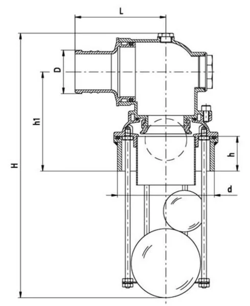 MZ - 0100025 - Overflow Valve Diameter 100