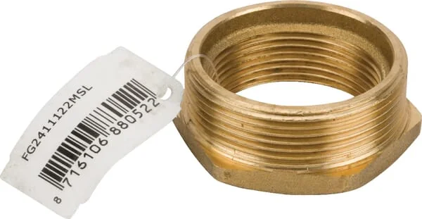 MZ - FG2411122MSL - Brass Reducer F 1 1/2" x M 2"