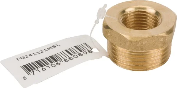 MZ - FG241121MSL - Brass Reducer F 1/2" x M 1"