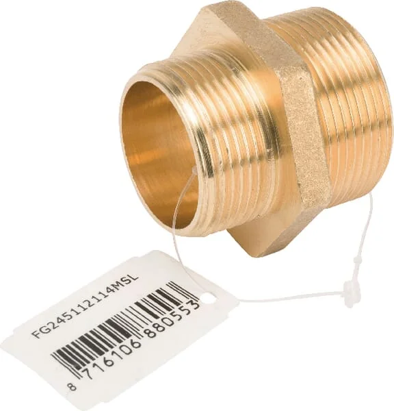 MZ - FG245112114MSL - Nipple 2xbu 1 1/2" x 1 1/4"