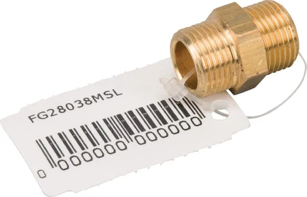 MZ - FG28038MSL - Brass Coupling 2xM 3/8"
