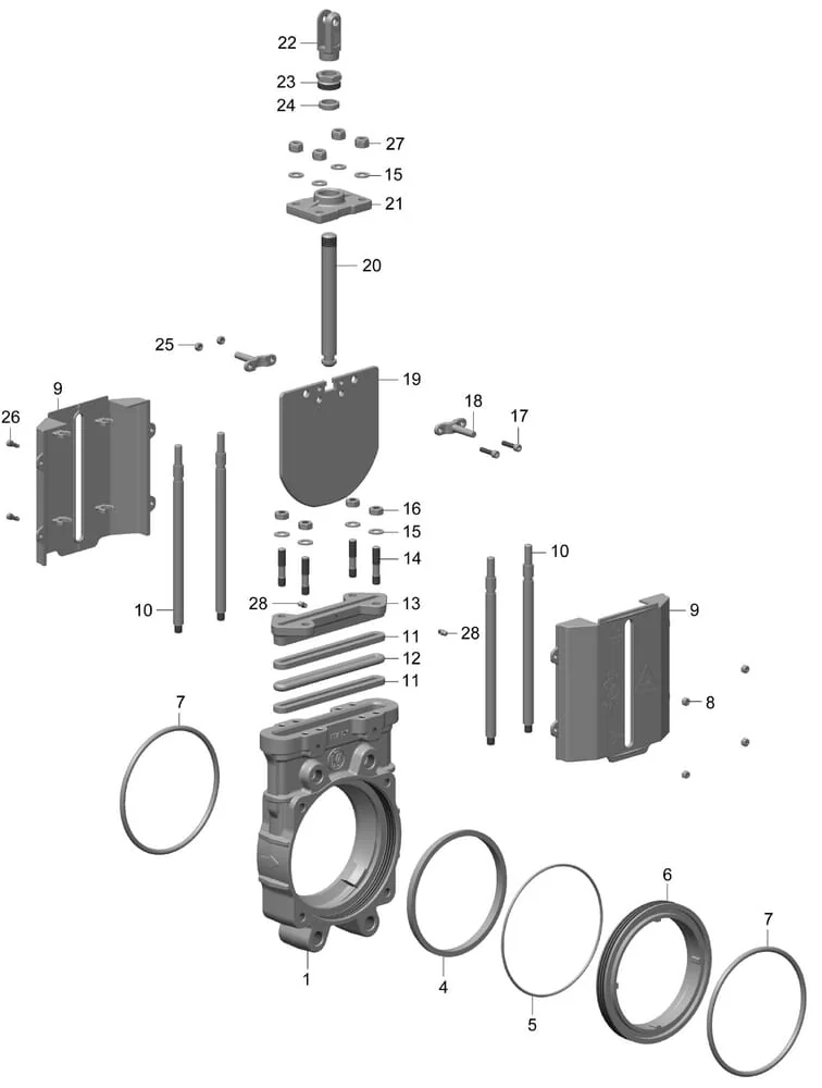 MZ - FGZO0100150008 - Sleeve with Gaskets for Valve from April 2021