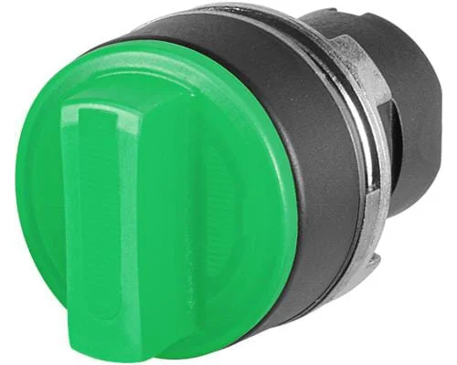 New Elfin - 020SMTLOV - Knob Selector Switch, Illuminated, Green, 3-Position, Cam o