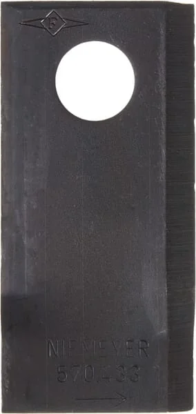 Niemeyer - 570433 - Mower Blade LH 100x48x4mm Bore Diameter 19mm Suitable for Niemeyer 25 Pack