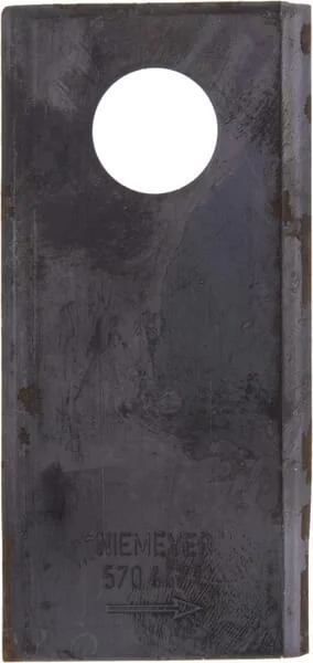 Niemeyer - 570447 - Mower Blade LH 102x48x4mm Bore Diameter 19mm Suitable for Niemeyer