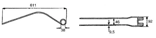 Niemeyer - 600040 - Rotary Tine Original Niemeyer
