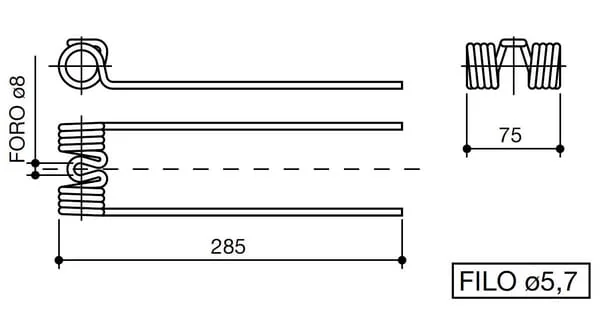 Non Branded - 00311N - Rake Tine BCS