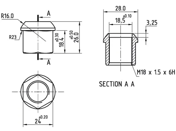 Non Branded - 1101323N - Wheel Nut