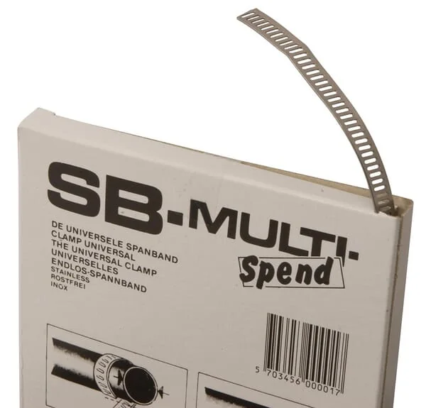 Non Branded - 1152100010 - Multi Hose Clamp Blister Pack 5 m SST