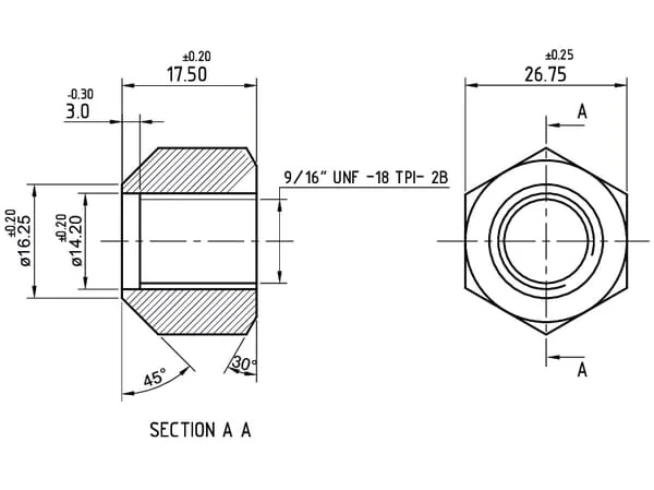 Non Branded - 180004M1N - Wheel Nut