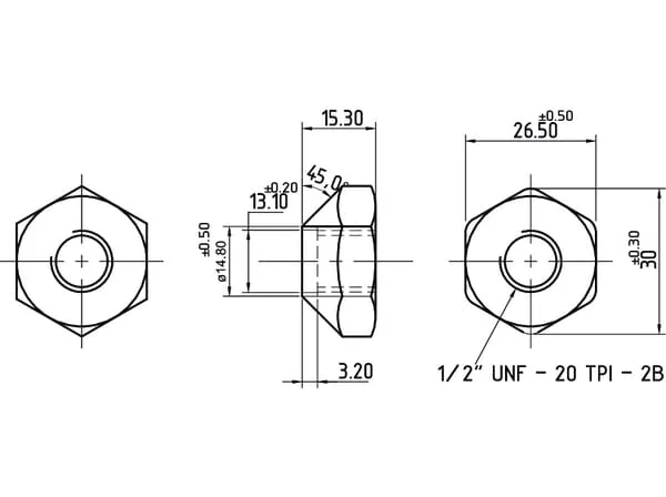 Non Branded - 195490M1N - Wheel Nut