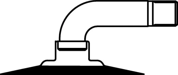 Non Branded - 20050TR87P - Inner Tube For Rim Diameter 2", 200-50, Bent Valve, 90°, 20° Along Tube