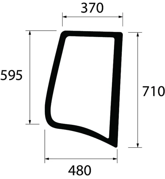 Non Branded - 222812010660N - Side Window