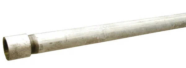 Non Branded - 244012 - Pipe With Thread And Socket Galvanised 1/2"