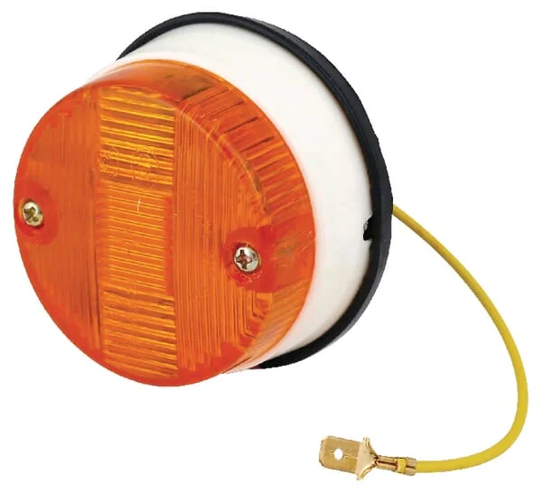 Non Branded - 270060115818 - Indicator Light Round, Amber, Bolt On