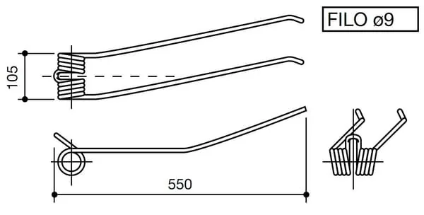 Non Branded - 30062N - Spring Tine Bent