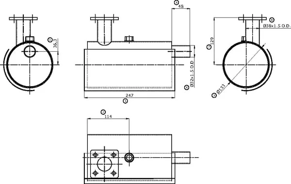 Non Branded - 3272197002N - Exhaust Silencer