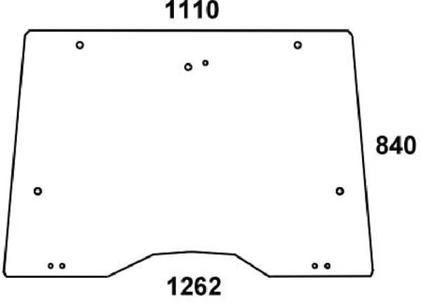 Non Branded - 3901099M1N - Upper Windscreen