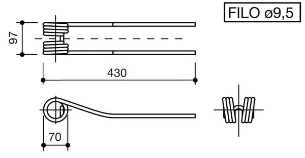 Non Branded - 67882N - Rotary Tine Galfre 88
