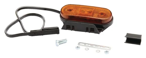 Non Branded - 6SU11935GLB50 - Marker Light LED, Rectangular, 12/24V, Orange, Bolt On, 119x35x46mm
