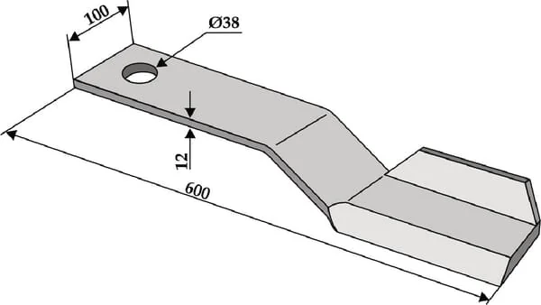 Non Branded - 7770703N - Topper Blade LH 600