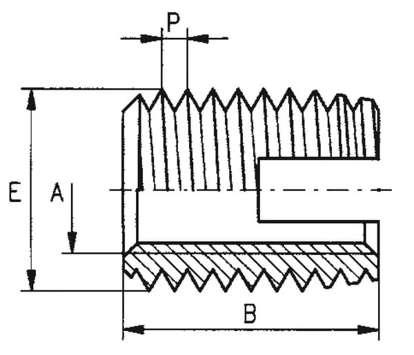 Non Branded - 883021018 - Ensat Threaded Insert M10x18