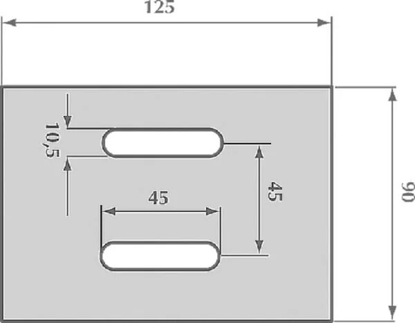 Non Branded - AB038003 - Scraper 90x125mm Frost