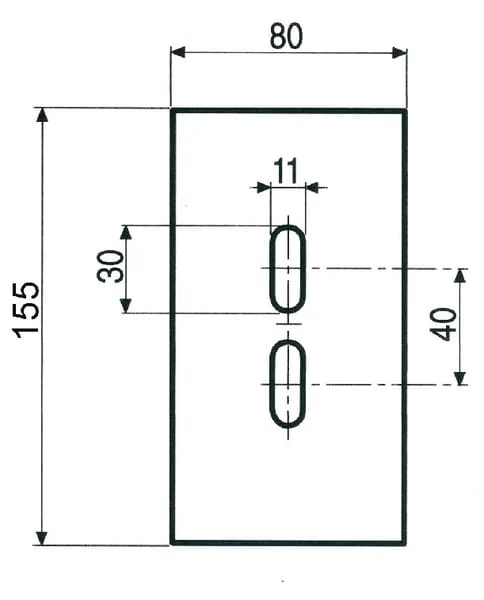 Non Branded - AB110001 - Scraper 80x155mm Pegoraro