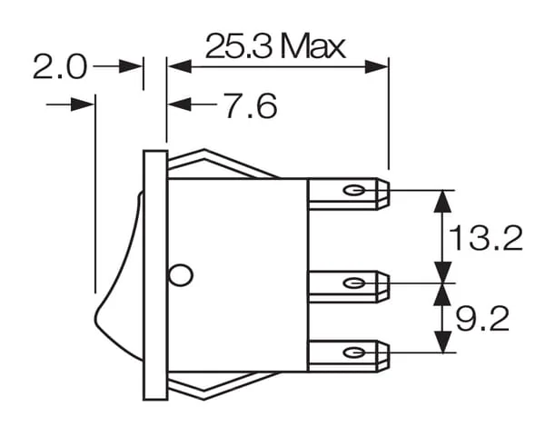 Non Branded - AL9TPN - Switch For Stop Lever From 2012
