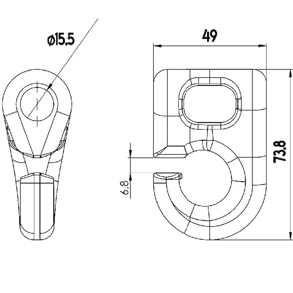 Non Branded - BH0795 - Shackle Speed System Diameter 15,5