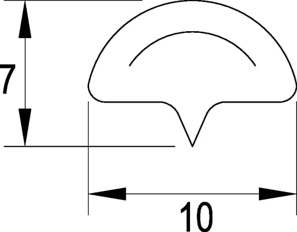 Non Branded - CA7147B - Locking Rubber Bead