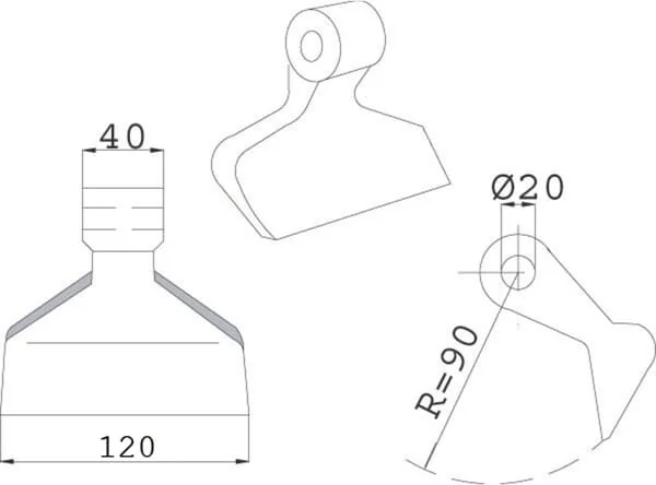 Non Branded - CK1195 - Mulcher Hammer Cabe