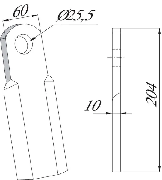 Non Branded - CK4510 - Blade for Mulcher Kuhn
