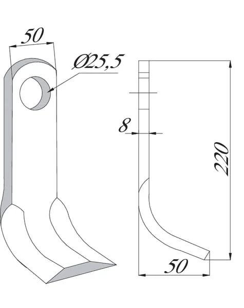 Non Branded - CK4960 - Flail Blade RHC