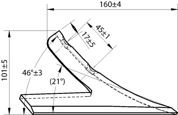 Non Branded - CP100304 - Duckfoot Point 175x6