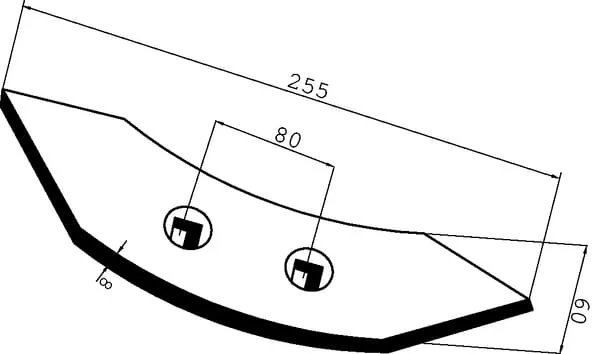 Non Branded - CP4921 - Kultivatorspitze