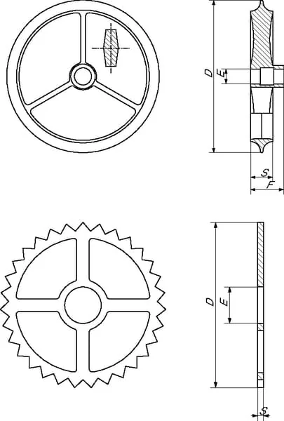 Non Branded - CS47001 - Cambridge Ring Toothed 470mm