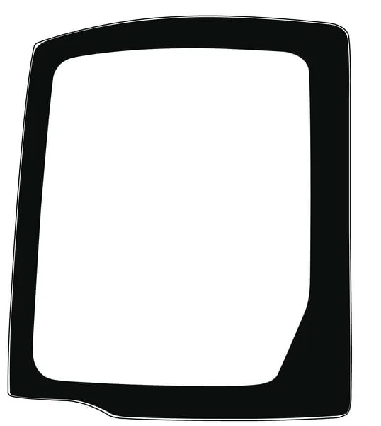 Non Branded - D10212 - Door Glass, Upper