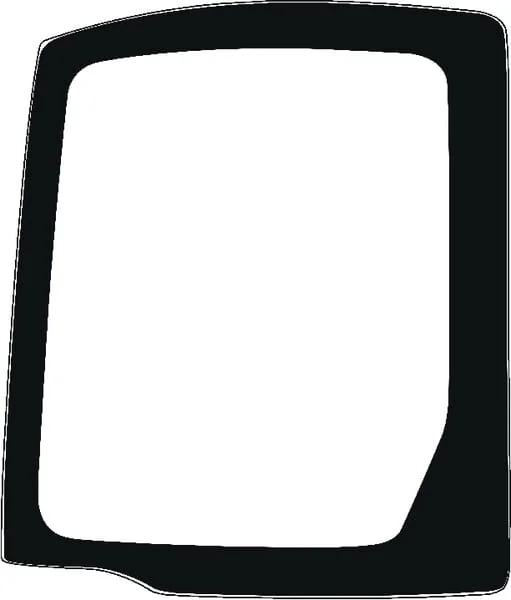 Non Branded - D10212 - Door Glass, Upper